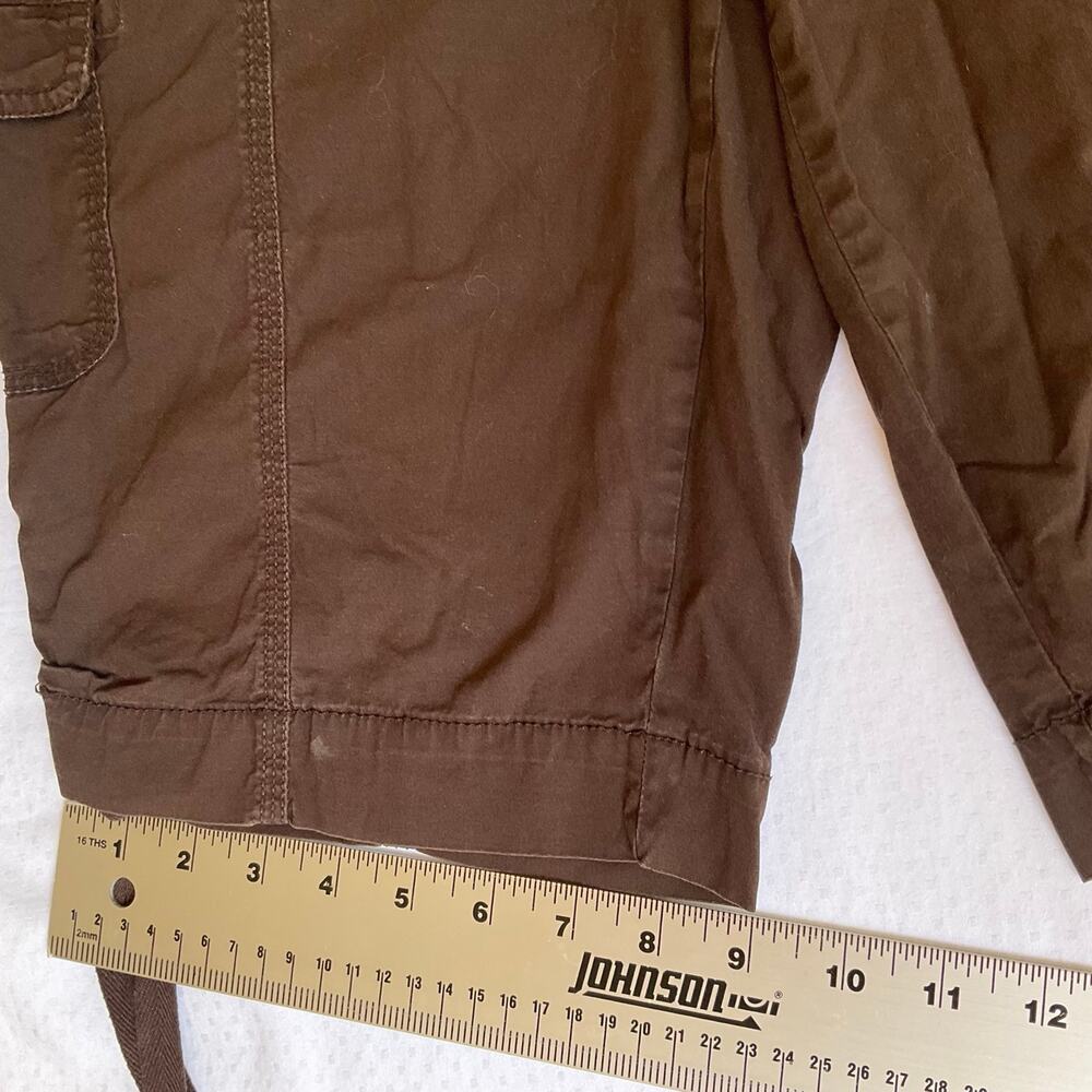 CB Mens Cargo Khaki Shorts size 10, Brown - Picture 3 of 9